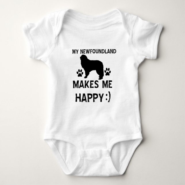 Newfoundland gift items baby bodysuit (Front)
