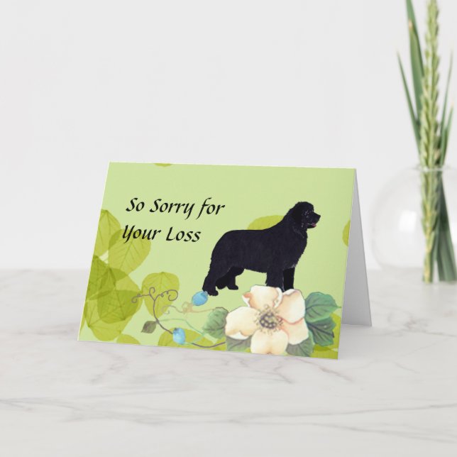 Newfoundland - Green Leaves Design Card (Front)