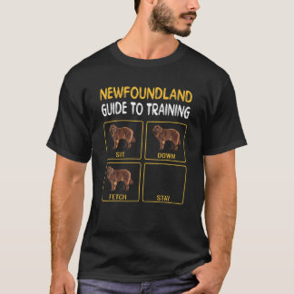 Newfoundland Guide To Training Dog Obedience T-Shirt