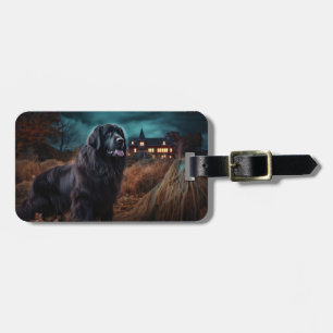 Newfoundland Halloween Scary  Luggage Tag