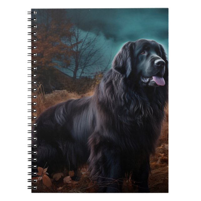 Newfoundland Halloween Scary  Notebook (Front)