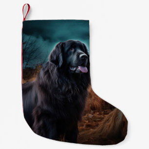 Newfoundland Halloween Scary  Small Christmas Stocking