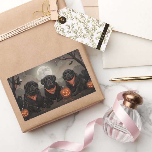 Newfoundland Halloween Spooky Sticker (Gifting)