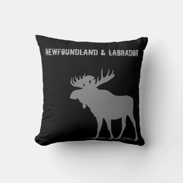 Newfoundland & Labrador Throw Pillow (Front)