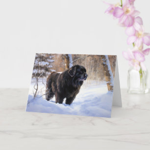 Newfoundland Let It Snow Christmas  Card