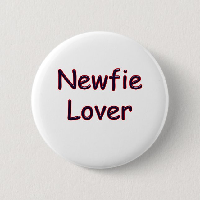 Newfoundland Lover 2 Inch Round Button (Front)
