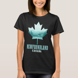 Newfoundland Maple Leaf Moose Vintage Canada Canad T-Shirt