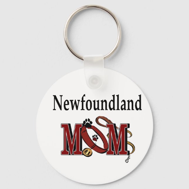 Newfoundland MOM Gifts Keychain (Front)