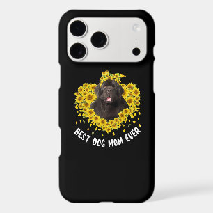 Newfoundland mom lovers sunflower dog gift