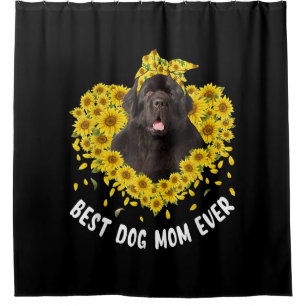 Newfoundland mom lovers   sunflower dog gift
