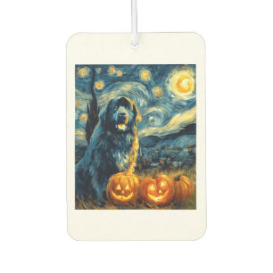 Newfoundland Newfie Cute Dog Halloween Jack O Lant Air Freshener