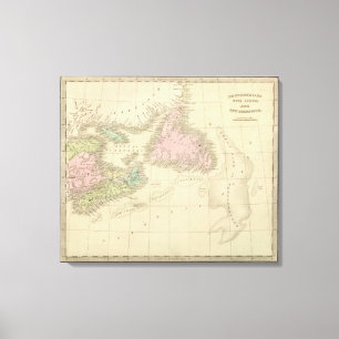 Newfoundland, Nova Scotia, and New Brunswick Canvas Print
