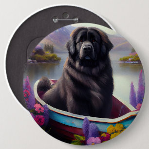 Newfoundland on a Paddle: A Scenic Adventure 6 Inch Round Button
