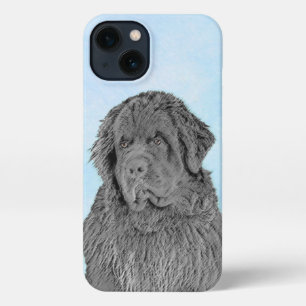 Newfoundland Painting - Cute Original Dog Art iPhone 13 Case