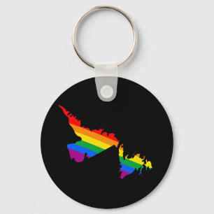 NEWFOUNDLAND PRIDE KEYCHAIN