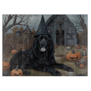 Newfoundland Pumpkins Halloween Scary Cutting Board