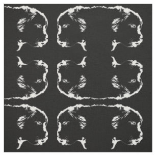 Newfoundland Pup Fabric Fabric Puppy Dog Pattern