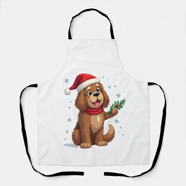 Newfoundland Santa Hat Apron (Front)