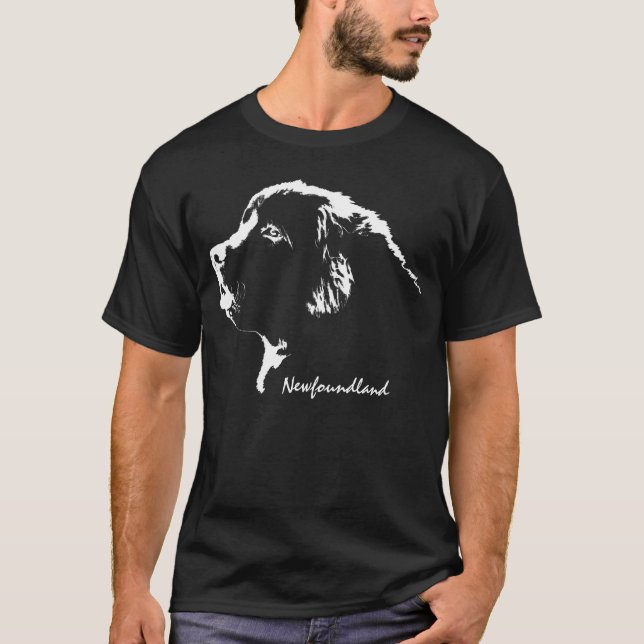 Newfoundland Shirt Adopt Don't Shop Rescue Shirt (Front)