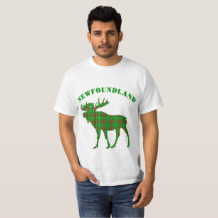 Newfoundland shirt moose customizable party shirt