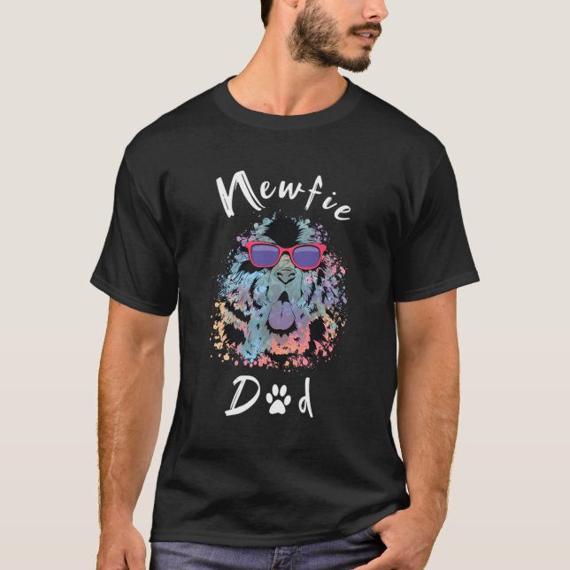 Newfoundland Shirt Newfie Dad Dog Lover Gift (Front)