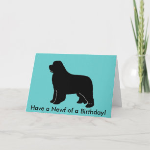 newfoundland silhouette card