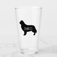 Newfoundland Silhouette Personalized Dog