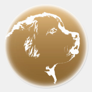 Newfoundland Stickers Newfoundland Dog Stickers