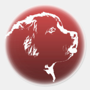 Newfoundland Stickers Newfoundland Dog Stickers