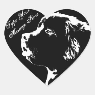 Newfoundland Stickers Personalized Dog Stickers