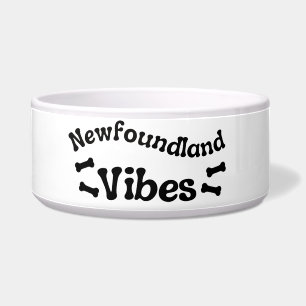 Newfoundland Vibes Ceramic Dog Bowl