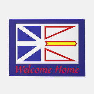 Newfoundland Welcome home Mat Canada  Mat Door Mat