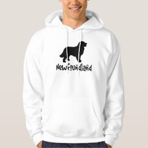 Newfoundland With Cool Text Hoodie