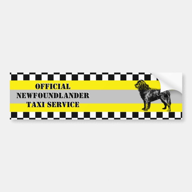 Newfoundlander Bumper Sticker (Front)