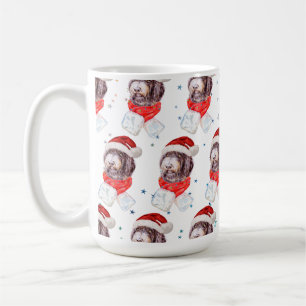 Newfypoo Dog Breed Christmas Stars Coffee Mug