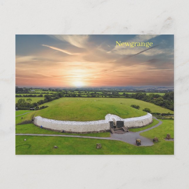 Newgrange Stone Age Passage Tomb Postcard (Front)