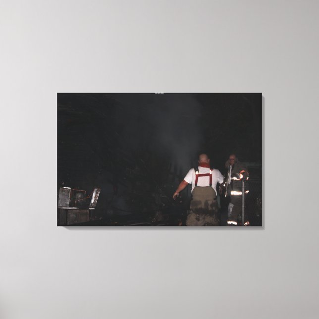 Newkirk firefighters canvas print (Front)