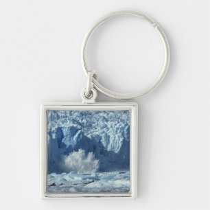 Newly-calved iceberg splashing into chilly keychain