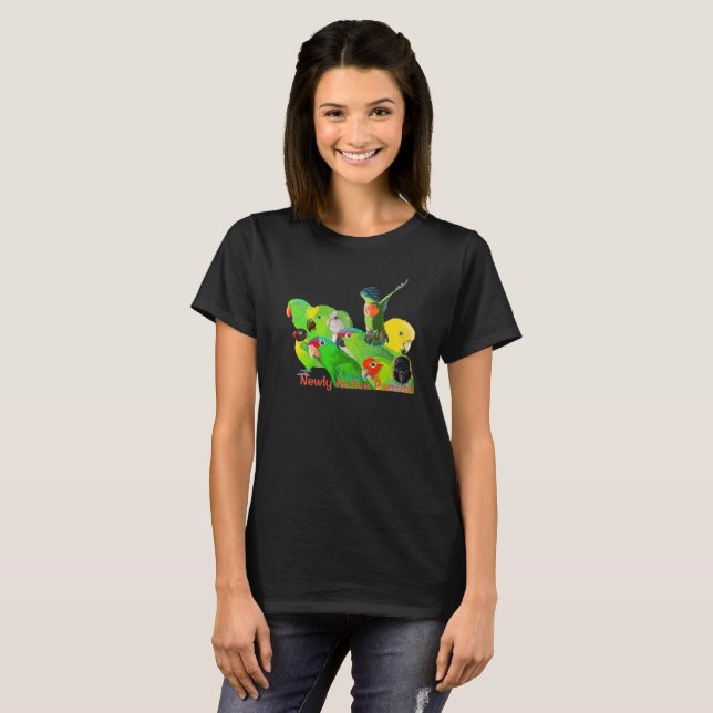 Newly Native Parrots T-Shirt (Front Full)