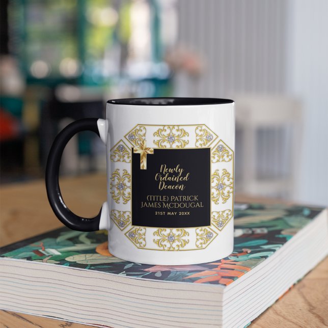 Newly Ordained Deacon Gift Scripture Verse Custom Mug (Creator Uploaded)