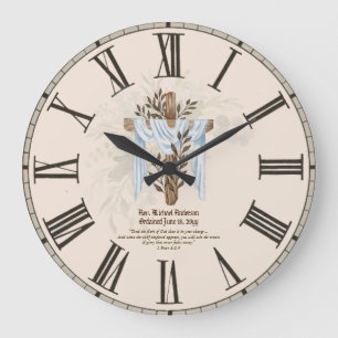Newly Ordained Priest Pastor Deacon Minister Large Clock