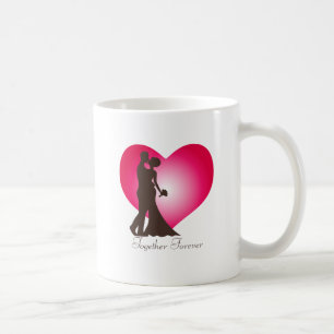 Newly wedded couple coffee mug