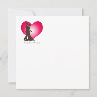 Newly wedded couple invitation