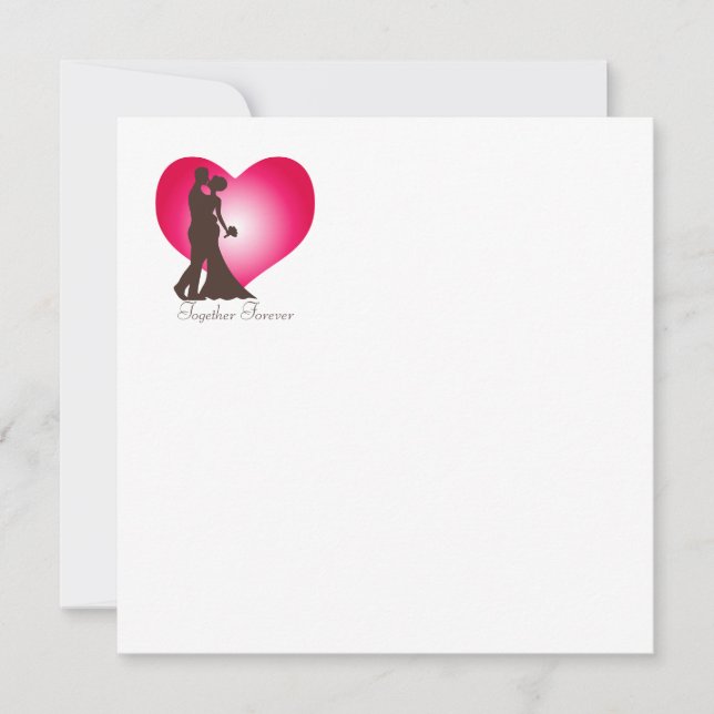 Newly wedded couple invitation (Front)