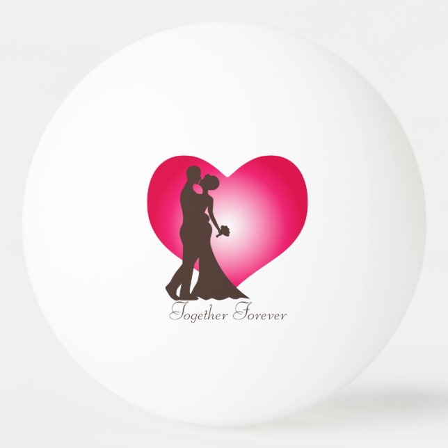 Newly wedded couple ping pong ball (Back)