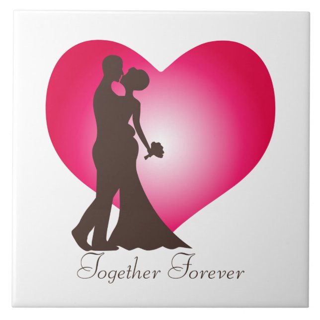 Newly wedded couple tile (Front)