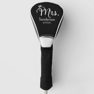 Newlywed Bride Mrs. Golf Head Cover