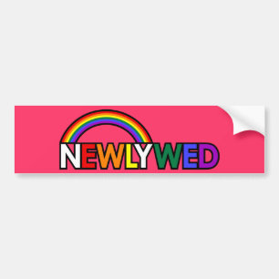 NEWLYWED Bumper Sticker