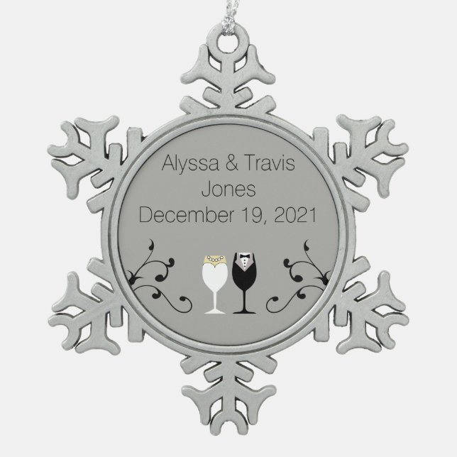 Newlywed Ornament (Front)