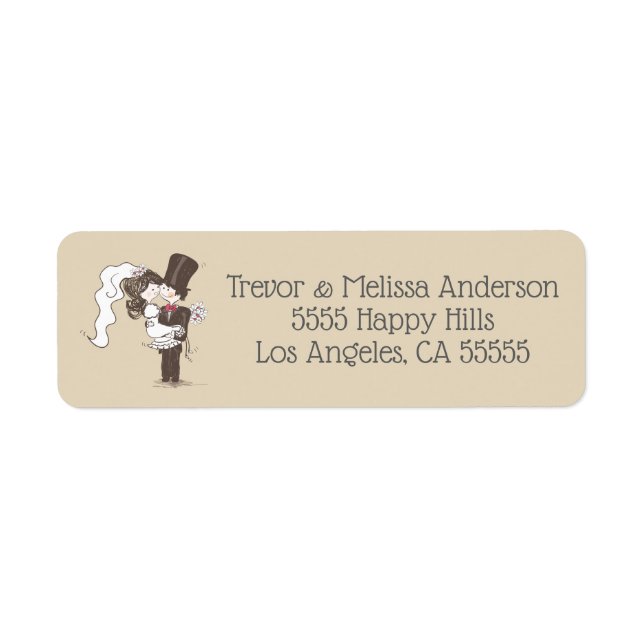 Newlywed Return Address Labels (Front)